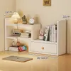 Prateleira de Armazenamento de Mesa Estante de Mesa Canto de Mesa Doméstica Prateleira Vertical de Escritório Prateleira de Arquivo Multicamadas