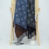 Bufanda para Niñas Invierno Gama Alta Estilo Coreano Versátil Negro y Blanco Moda Chal Grande Abrigo Exterior Bufanda Cálida para Estudiantes