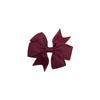 Cross-border 3 polegadas Solid Color Bow Hairpin Amazon Hot Selling Baby Rib Band Duckbill Clip Acessórios para o cabelo