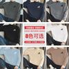 Camiseta de veludo de manga comprida dupla face masculina outono e inverno gola semi-alta base camisa interna gola média camiseta forrada de lã roupas quentes