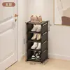 Zapatero Gabinete de Zapatos Uso Doméstico Entrada Multicapa Pequeño Estrecho Puerta de Entrada Artefacto de Almacenamiento Simple Zapatos Dormitorio Apartamento Pequeño Pasillo