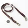 Fivela redonda plana requintada 12mm de largura alça de lona de algodão ajustável alça de mochila transversal acessórios para bolsa DIY feitos à mão