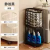 Cesta de Armazenamento Móvel Personalizável para Porta de Entrada de Casa Porta-guarda-chuvas Multiuso Transfronteiriço para Banheiro com Rodas Cesta de Roupa Suja