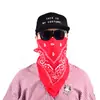 Pañuelo Cuadrado Hip-Hop de Baile Callejero Europeo y Americano, Pañuelo Cuadrado a Prueba de Polvo para Deportes al Aire Libre, Patrón de Girasol, 100% Algodón 90 g/m² Pañuelo para la Cabeza