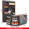 Cajero de supermercado, mueble para tabaco y vino, tienda de conveniencia, mueble de bar con barra de roca, mueble de cristal para fumar, frutería de supermercado.