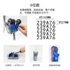Codificador Rodante Combinado con Números, Letras, Fechas, Caracteres Chinos Reemplazables, Sello Rodante para Cajas de Cartón, Cepillo de Sello Antierrores