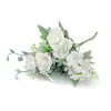 Buquê de Rosas Sonhador Buquê de Casamento Flores Artificiais Adereços para Fotografia de Casamento Arte Floral Decoração de Casa Flores de Casamento