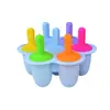 Molde para Paletas de Hielo Infantil con Forma de Flor de 7 Agujeros de Silicona para Uso Doméstico, Lindo Molde Casero para Helados, Caja Creativa para Suplementos Alimenticios