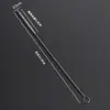 Escova de sucção de nylon de aço inoxidável 304, escova de limpeza de tubos de ensaio de vidro de silicone, escova médica para limpeza de mamadeiras infantis