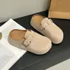 Pantuflas de Suela Gruesa y Punta Cerrada para Mujer, Nuevo Estilo Primavera 2026, Zapatos Casuales Versátiles sin Cordones con Aumento Oculto de Altura