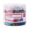 Clips para Carpetas de Colores Serie 8553Es Deli, Tamaño Grande para Exámenes y Documentos, Clips Metálicos Grandes para Documentos, Ahorro de Esfuerzo