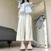 Pantalones de maternidad, estilo fino de verano para usar al aire libre, nuevo modelo 2026, corte holgado para figuras petite, talla grande, pantalones tipo zanahoria de pierna ancha de seda de hielo, para otoño