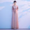 Gran Disfraz de Coro Disfraz de Actuación Falda Larga para Mujer Estilo Nuevo Lentejuelas Coro de Adultos Disfraz de Escenario Actuación de Competición Vestido de Noche