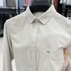 Camisa de Pana de Manga Larga para Hombre, Mismo Estilo que la de Contrapunto, 100% Algodón, Bolsillo Real, Casual Holgada, Camisa para Hombre