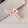 Novo Grampo de Cabelo Dopamina Estrela de Cinco Pontas Coração para a Parte de Trás da Cabeça, Doce Presilha Tubarão Grampo de Cabelo Estrela Acessório de Cabelo