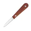Cuchillo Ostrero Mango de Madera Acero Inoxidable Cuchillo para Conchas Cuchillo Ostrero Cuchillo Ostrero
