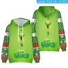 Nova Blusa de Moletom com Gola Redonda de Natal Halloween Masculina Feminina Impressão Digital 3D Roupa de Casal Camisa