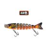 Artigos Esportivos Weihe Isca de Pesca Multi-Seção Modelo B de 8 Seções 14cm 18.8g Isca Artificial Isca Dura Isca de Afundamento de 8 Seções para Peixes Militares