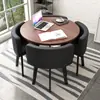 Juego Simple de Mesa y Sillas para Recepción, Mesa de Negociación, Mesa y Sillas para Recepción de Tienda de Uso Comercial, Mesa Redonda Pequeña para Oficina y Ocio