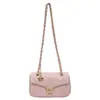 Bolso de Hombro Francés de Moda para Mujer 2026 Otoño Nuevo Bordado Acolchado de Diamantes Bolso Cuadrado Pequeño para Viajes Diarios Bolso Cruzado Pequeño con Cadena
