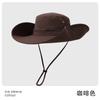 Sombrero de ala ancha para senderismo, para mujer, verano, exterior, montañismo, senderismo, sombrero para el sol, parasol, sombrero vaquero occidental, sombrero para hombre.