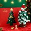 Presente de Natal Árvore de Natal de Madeira Maciça Almofada Isolante Térmica Anti-Queimadura Porta-Copos de Árvore Única Mesa de Jantar Ornamento Criativo Decoração de Festival