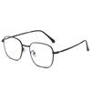 Nuevo Armazón de Metal para Lentes para Mujer Irregular Kick-off Armazón para Lentes para Miopía Moderno Trendy Luz Azul Espejo Plano Fábrica