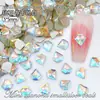 Rhinestones de Diamantes de Colores de Fondo Plano Transfronterizos, Rhinestones de Vidrio de Cristal, Rhinestones para Uñas, Accesorios de Joyería DIY con Rhinestones al por Mayor