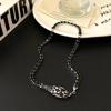 Dark Spice Girl Cold Wind Full Diamond Zircon Snake Colar Feminino Clavícula Corrente Gargantilha Colar de Alta Qualidade Acessórios Da Moda