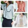 Botón de Camisa de Alta Calidad Ropa Cárdigan para Mujer Combinable Hebilla de Perla Pequeño Estilo Chanel Hebilla Decorativa de Diamantes Botón Redondo para Camisa