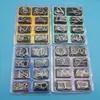 Anillo Chino Serie Nueve Entrelazados Desbloqueo y Desabrochado Juego de Ocho Piezas Venta al por Mayor Hebilla de Inteligencia Juego de 8 Piezas Hebilla Rompecabezas de Metal Abc