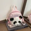 Mochila Fofa de Panda Pequeno Huahua Brinquedo de Pelúcia para Jardim de Infância Boneca Mochila do Mesmo Estilo da Base de Chengdu Bolsa Feminina