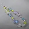 Cadena para Teléfono Móvil Colgante de Cámara Ccd Estilo Ins Cadena de Cuentas Corta Hecha a Mano Colorida Campana de Estrella Flor Niña Pulsera Accesorios