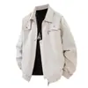 Chaqueta Funcional de Trabajo Estilo Americano, Unisex, Primavera y Otoño, Gama Alta, Chaqueta de Béisbol Fresca y Elegante para Pareja, Versátil