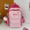Mochila colgante nueva para estudiante de secundaria, mochila escolar de gran capacidad con reducción de carga, sencilla, estilo Harajuku, mochila para estudiante, femenina