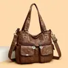 Moda Transfronteriza Bolso de Hombro para Mujer Europeo y Americano de Gran Capacidad Pu Bolso para Mujer al Por Mayor Bolso Tote Cruzado Nuevo Bolso de Mano