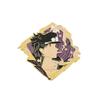 Periféricos de Animación Jojo's Bizarre Adventure Kujo Jotaro Kujo Xu Lun Lucha Oriental Ayuda Insignia de Broche Metálico