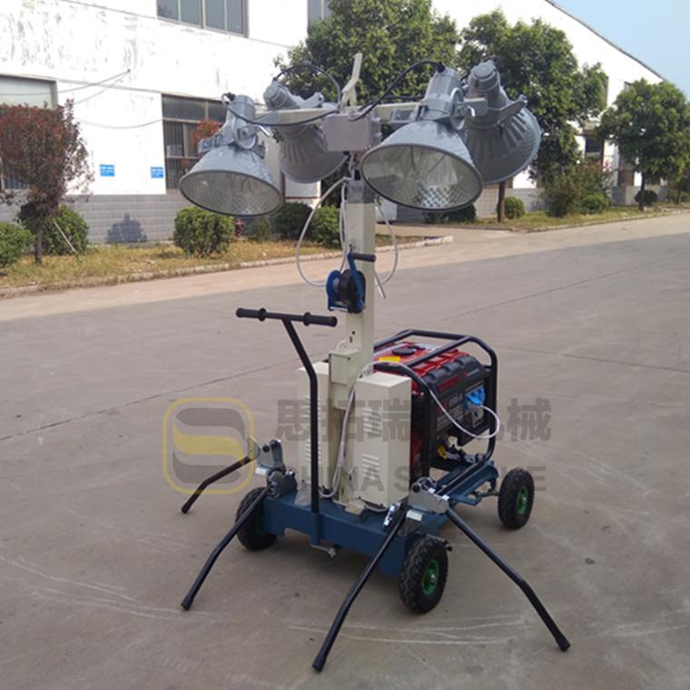 升降高度4米5米6米7米移动式加班照明车夜间小物件看见球形照明车