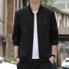 Jaqueta Baseball Masculina Estilo Novo Primavera e Outono Transfronteiriça, Jaqueta Casual Versátil da Moda com Estampa de Marca Tendência
