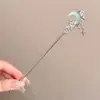 Novo grampo de cabelo antigo estilo chinês com borla para mulheres, elegante e versátil, adequado para Hanfu, cheongsam e penteados presos