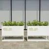 Caja de Flores para Patio Exterior Combinación Balcón Terraza Canaleta para Flores Sensible a la Luz Centro Comercial Calle Peatonal Tienda de Té con Leche Valla Divisoria