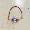 Modelo de Mini Pingente Desenho Animado Polaroid Câmera Pequena Bolsa Pequena de Ombro Boneca de Pelúcia DIY Acessórios para Vestir Bolsa Pequena de Ombro