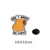 Insignia Capabala personalizada creativa linda caricatura capibara broche decoraciones de mochila accesorios de pareja insignia