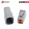 DTM06-6S De Chi Conector à Prova d'Água Conector Automotivo Terminal Macho e Fêmea Chicote de Conexão Plugue de Alimentação