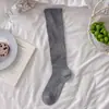 Meias Arrastão Brancas para Mulheres, Verão Finas Estilo Ballet, Estilo Miu, Combinadas com Sapatos Pequenos de Couro, Meias Longas para Panturrilha Estilo Japonês com Listras Verticais