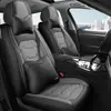 Cojín para Asiento de Coche, Cobertura Completa para Cinco Asientos, Universal para Todas las Estaciones, Funda de Asiento Lavable de Cuero en Stock para Asientos Individuales o Dobles
