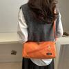 Bolsa de grande capacidade feminina 2024 nova moda casual bolsa de pano para todos os tipos de combinação bolsa de ombro bolsa de viagem de curta distância bolsa crossbody