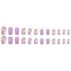 Comércio exterior Europa e Estados Unidos estilo ins peças quadradas europeias para manicure padrão marmorizado lavanda padrão de vaca malhada puro quer armadura de moda para usar
