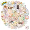 Novos adesivos decorativos criativos transfronteiriços de 100 peças, estilo fofo e fresco, para journaling DIY, adesivos planos à prova d'água