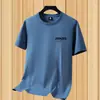 Camiseta de Manga Corta Redonda Holgada Estilo Coreano Transfronteriza para Hombre Moda de Verano para Hombre Sudadera Fina de Moda de Manga Corta para Hombre